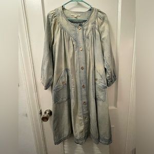 Burning Torch Anthropologie Chambray Dress